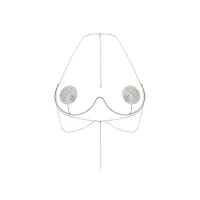 Прикраса на груди Obsessive Kisselie jewelry bra (м'яте паковання!!!) — Переглянути зображення 4