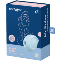 Вакуумний кліторальний стимулятор із вібрацією Satisfyer Sugar Rush Blue (м'яте паковання!!!) — Переглянути зображення 5