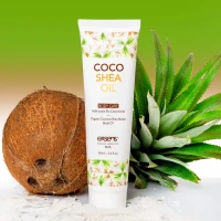 Органічна кокосова олія каріте (ши) для тіла EXSENS Coco Shea Oil 100 мл, сертифікат ECOCERT — Переглянути зображення 5