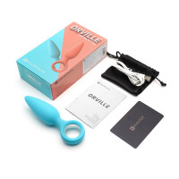 Анальная вибропробка KISTOY Orville Blue, диаметр 3 см — Просмотреть изображение 9