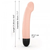 Вібратор Dorcel Real Vibration M Flesh 2.0, діаметр 3,7см, перезаряджається, для точки G — Переглянути зображення 3