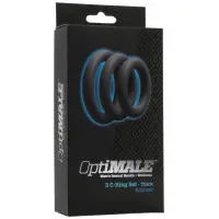 Набір ерекційних кілець Doc Johnson OptiMALE 3 C-Ring Set Thick — Просмотреть изображение 2