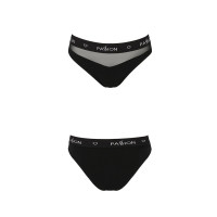 Трусики с прозрачной вставкой Passion PS006 PANTIES XL, black