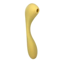 Вакуумний вагінально-кліторальний стимулятор Magic Motion Bobi Yellow, керування зі смартфона — Переглянути зображення 3
