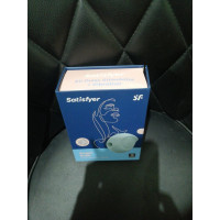 Вакуумний кліторальний стимулятор із вібрацією Satisfyer Sugar Rush Blue (м'яте паковання!!!)