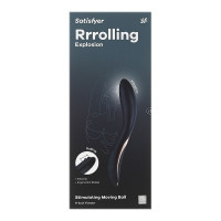 Вибратор с жемчужной стимуляцией точки G Satisfyer Rrrolling Explosion Black — Просмотреть изображение 7