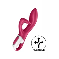 Вібратор-кролик із потрійним відростком Satisfyer Embrace me Berry, 2 мотори, діаметр 3,6 см — Просмотреть изображение 3