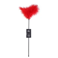 Лоскітка з пером індика Art of Sex – Feather Paddle, червона — Переглянути зображення 3