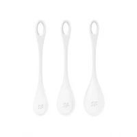 Набір йоні намистин Satisfyer Yoni Power 1 White, діаметр 2-2,5-3см, вага 22-46-74гр — Переглянути зображення 1