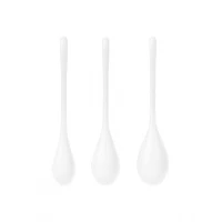 Набір йоні намистин Satisfyer Yoni Power 1 White, діаметр 2-2,5-3см, вага 22-46-74гр — Переглянути зображення 3