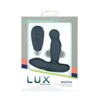 Масажер простати з ротацією та вібрацією Lux Active Revolve, пульт ДК — Переглянути зображення 6