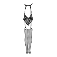 Бодістокінг Obsessive Bodystocking G324 S/M/L black, силуетний малюнок — Просмотреть изображение 6