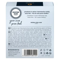 Презервативи Mister Size - pure feel - 57 (3 condoms), товщина 0,05 мм — Переглянути зображення 4