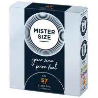 Презервативи Mister Size - pure feel - 57 (3 condoms), товщина 0,05 мм — Переглянути зображення 2