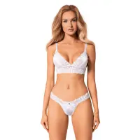 Еротичний комплект Obsessive Heavenlly 2-pcs set XL/2XL, бюстгальтер і танга — Переглянути зображення 1