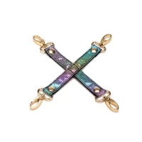 БДСМ-набір Liebe Seele Vivid Rainbow 8 Pieces Set, 8 аксесуарів, екошкіра на оксамитовій основі — Просмотреть изображение 7