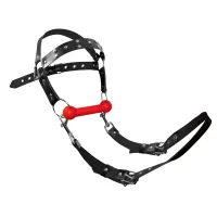 БДСМ кляп-упряжка  Art of Sex - BDSM Gag Harness Pony — Переглянути зображення 2