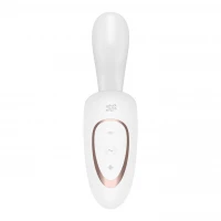Вагінально-кліторальний вібратор Satisfyer G for Goddess 1 White, 2 мотори — Просмотреть изображение 6