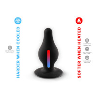 Анальная пробка SilexD Model 2, size M, черная, двухслойная, с эффектом памяти, диаметр 4 см Анальная пробка SilexD Model 2, size M, черная, двухслойная, с эффектом памяти, диаметр 4 см