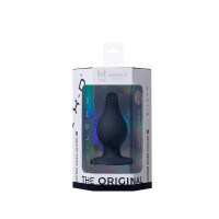 Анальная пробка SilexD Model 2, size M, черная, двухслойная, с эффектом памяти, диаметр 4 см — Просмотреть изображение 7