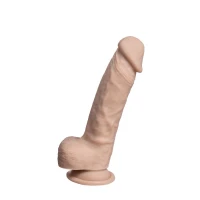 Фалоімітатор SilexD Johnny Real Skin Flesh MODEL 1, суперреалістичний, на присосці, діаметр 3,8 см — Переглянути зображення 3