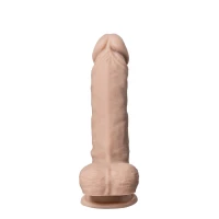 Фалоімітатор SilexD Johnny Real Skin Flesh MODEL 1, суперреалістичний, на присосці, діаметр 3,8 см — Переглянути зображення 2