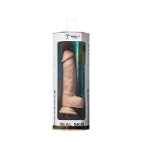 Фалоімітатор SilexD Johnny Real Skin Flesh MODEL 1, суперреалістичний, на присосці, діаметр 3,8 см — Переглянути зображення 6