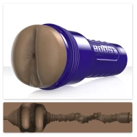 Мастурбатор-попка Fleshlight Boost Blast Female Medium Dark Flesh, плаваючі кільця Turbo Tech — Просмотреть изображение 1