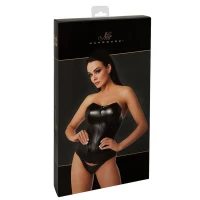 Корсет Noir Handmade F334 Powerwetlook corset - 4XL — Переглянути зображення 14