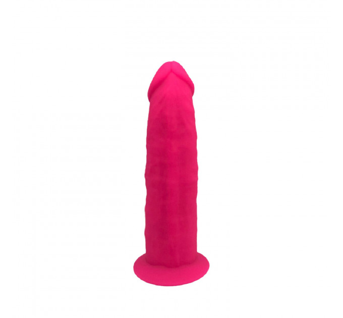 Фаллоимитатор с вибрацией SilexD Henry Vibro Pink (MODEL 2 size 7in) + LRS, диаметр 4,4 см