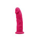 Фаллоимитатор с вибрацией SilexD Henry Vibro Pink (MODEL 2 size 7in) + LRS, диаметр 4,4 см