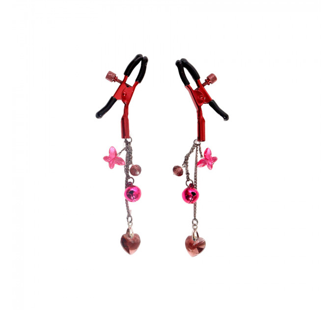 Затискачі для сосків з регулюванням Art of Sex - Heart of Stone