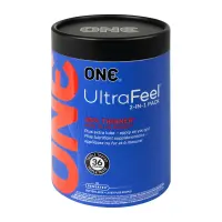 Презервативи ONE Ultra Feel, ультратонкі, з додатковою змазкою, 36 шт, подарункове паковання-тубус — Переглянути зображення 1