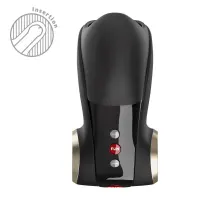 Мастурбатор для головки пеніса Fun Factory COBRA LIBRE II Black, 2 мотори, гра без рук — Переглянути зображення 1