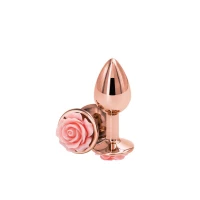 Анальна пробка NS Novelties Rear Assets - Rose - Small - Pink — Переглянути зображення 1