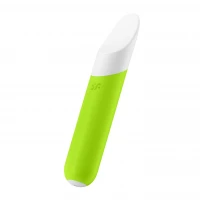 Мінівібратор із гнучким язичком Satisfyer Ultra Power Bullet 7 Green — Переглянути зображення 1