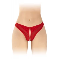 Трусики з перлинами і доступом Fashion Secret Sophie Red — Переглянути зображення 1