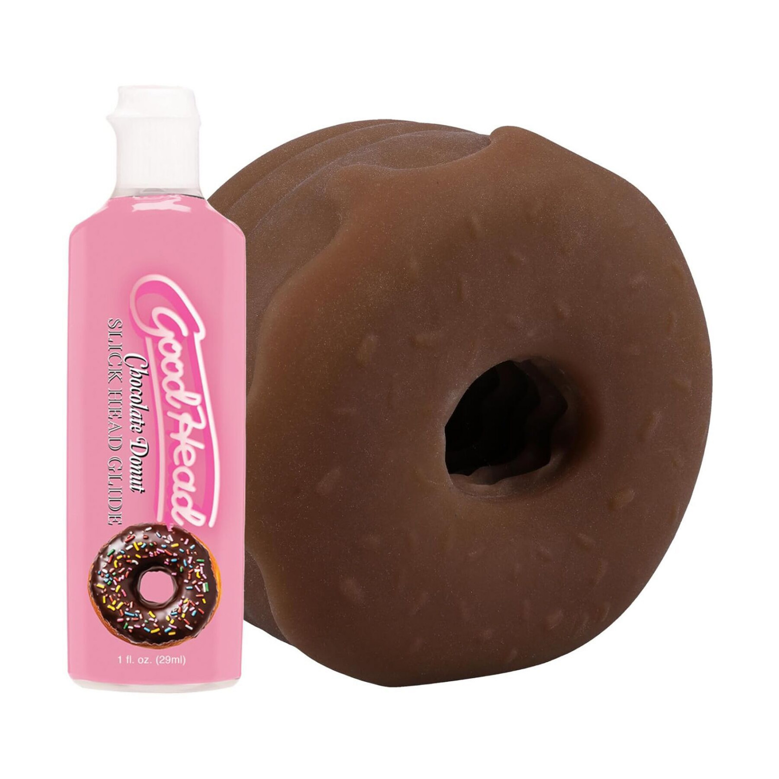 Набор для минета Doc Johnson GoodHead Chocolate Donut Blowjob Set (мятая упаковка!!!)