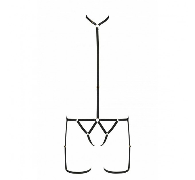 Портупея-стрепи на все тіло Passion Exclusive BRENDA XXL/XXXL, black