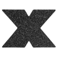 Пестіс стікіні Bijoux Indiscrets Flash Cross Black, наліпки на соски — Переглянути зображення 2