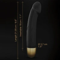 Вібратор Dorcel Real Vibration M Gold 2.0, діаметр 3,7см, перезаряджається, для точки G — Переглянути зображення 5