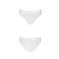 Трусики з прозорою вставкою Passion PS006 PANTIES L, white — Просмотреть изображение 4