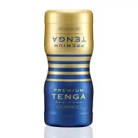 Мастурбатор Tenga Premium Dual Sensation Cup, двосторонній, з двома незалежними каналами — Переглянути зображення 1