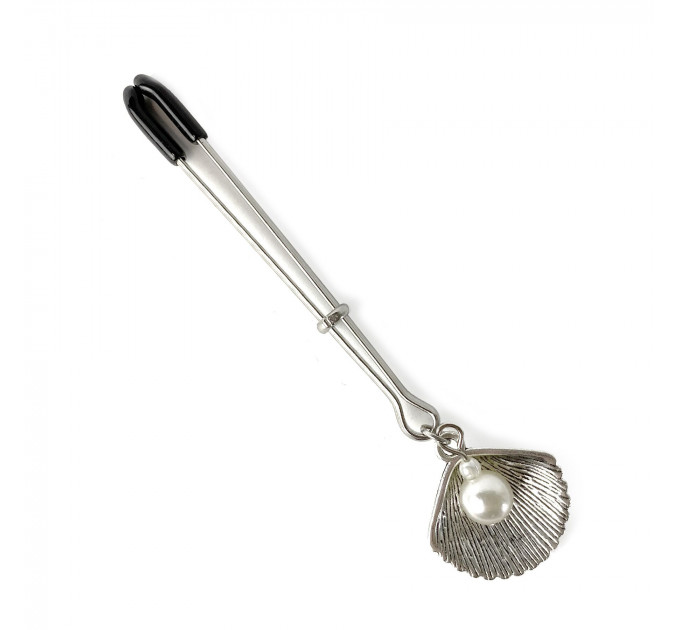 Затискач для клітора Art of Sex - Clit Clamp Silver Pearl