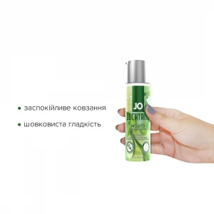 Лубрикант на водній основі JO Cocktails - Mojito без цукру, рослинний гліцерин (60 мл)