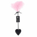 Щекоталка со шлепалкой Пика Art of Sex – Puff Peak, розовая