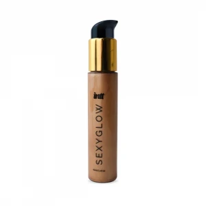 Крем-шимер для тіла Intt Sexy Glow (60 мл) з олією ши та ароматом ванілі, сяйна засмагла шкіра