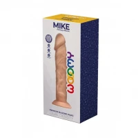 Силіконовий фалоімітатор Wooomy Mike, термореактивний, з присоскою, довжина 19,7 см, діаметр 4,2 см — Переглянути зображення 2