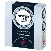 Презервативи Mister Size - pure feel - 60 (3 condoms), товщина 0,05 мм — Переглянути зображення 2