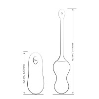 Виброяйцо для точки G с пультом управления Romp Cello Light Teal, водонепроницаемое Виброяйцо для точки G с пультом управления Romp Cello Light Teal, водонепроницаемое